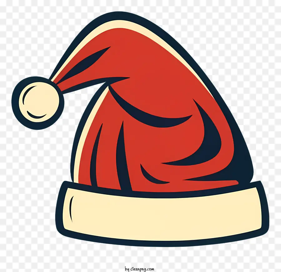 Papai Noel Hat，Chapéu De Papai Noel Vermelho PNG