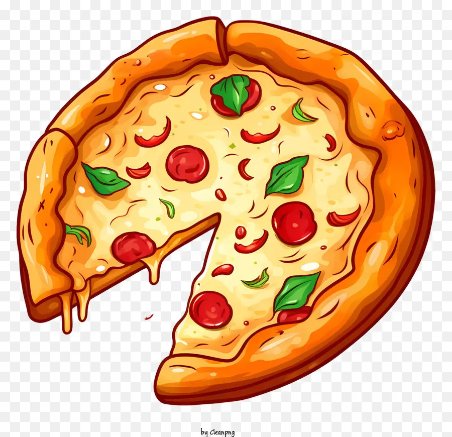 Pizza Slice，Coberturas PNG