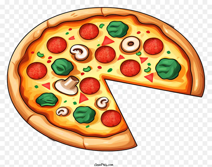 Pizza，Pepperoni PNG