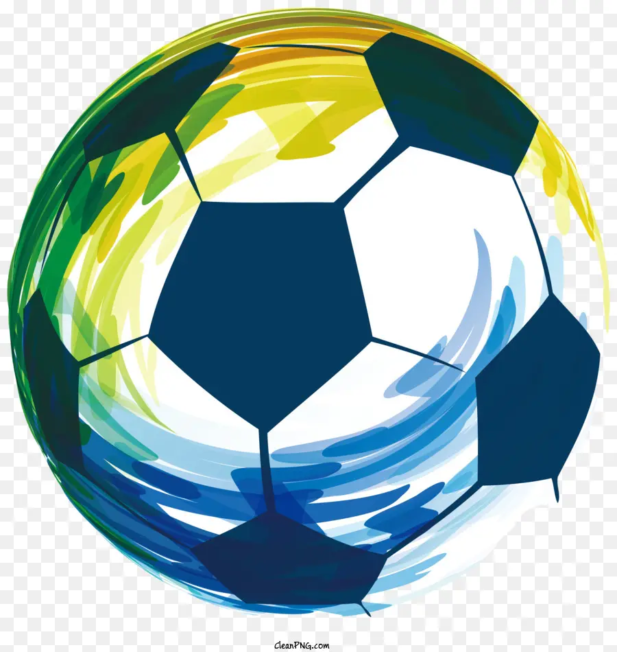 Bola De Futebol，Verde Padrão PNG