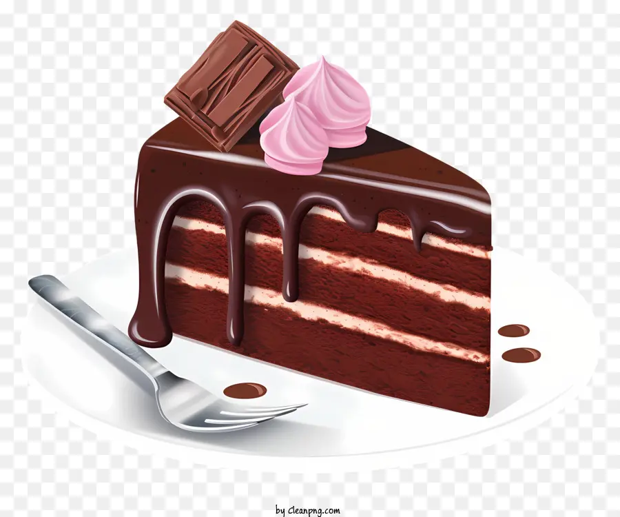 Bolo De Chocolate，Sobremesa PNG