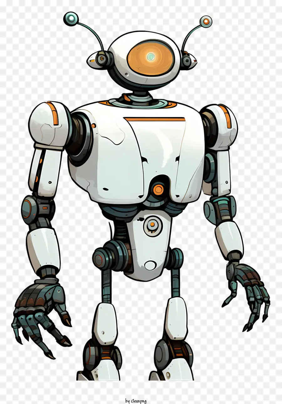 Robô Humanóide，Robô Em Movimento PNG
