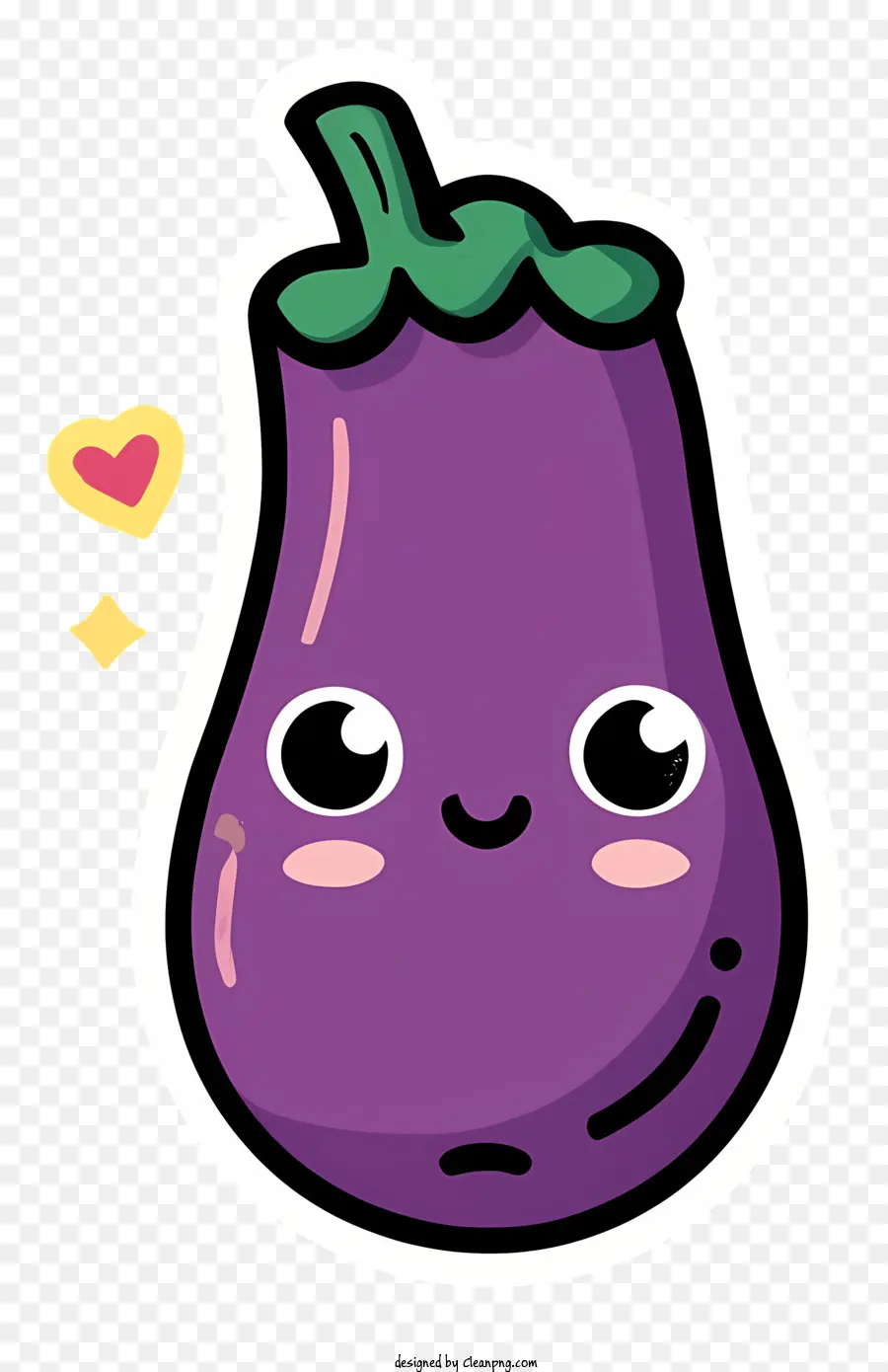 Personagem De Desenho Animado，Roxo Berinjela PNG