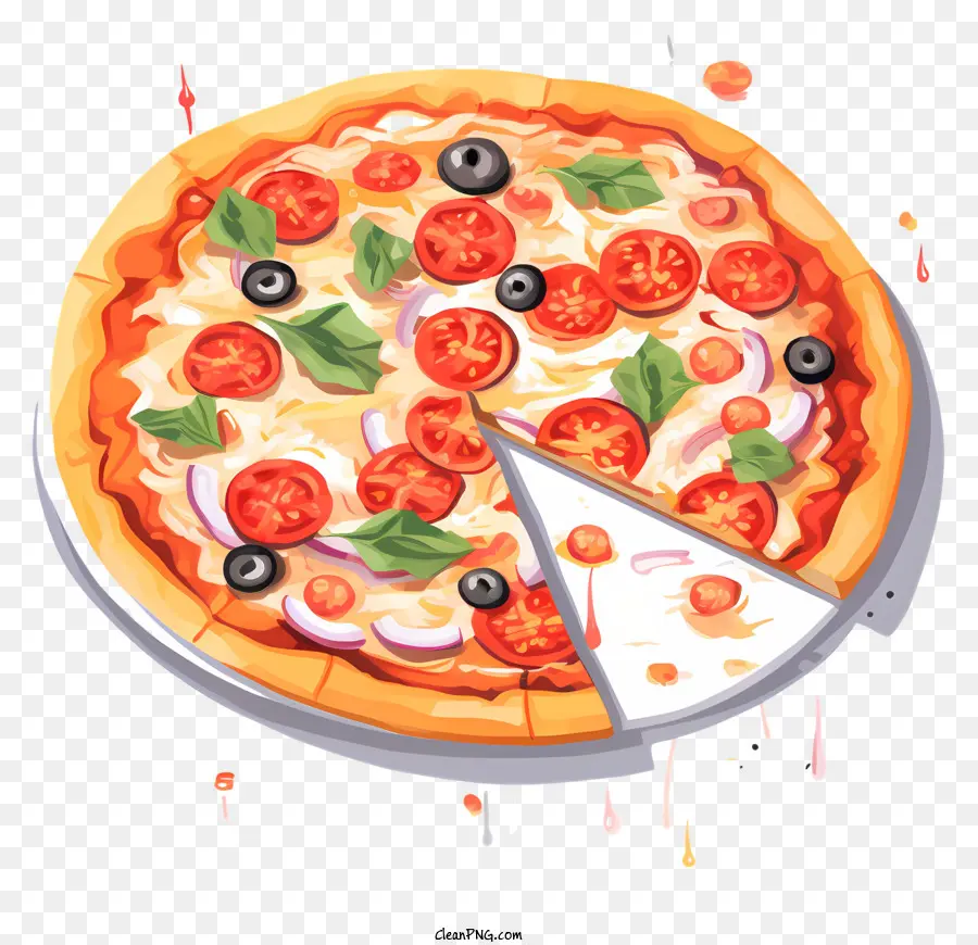 Pizza，Coberturas PNG