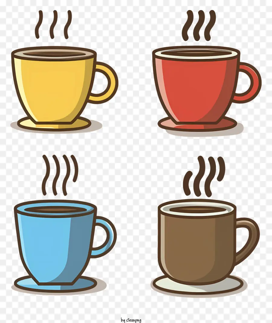 Café，O Cups PNG