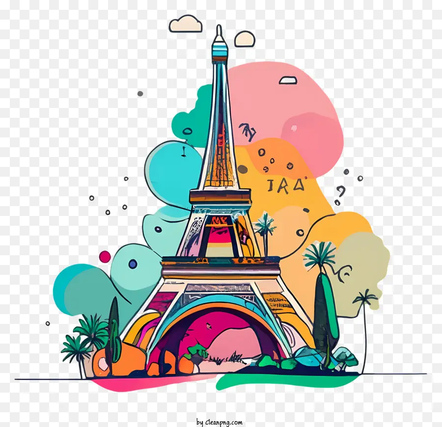 Torre Eiffel，Paris PNG