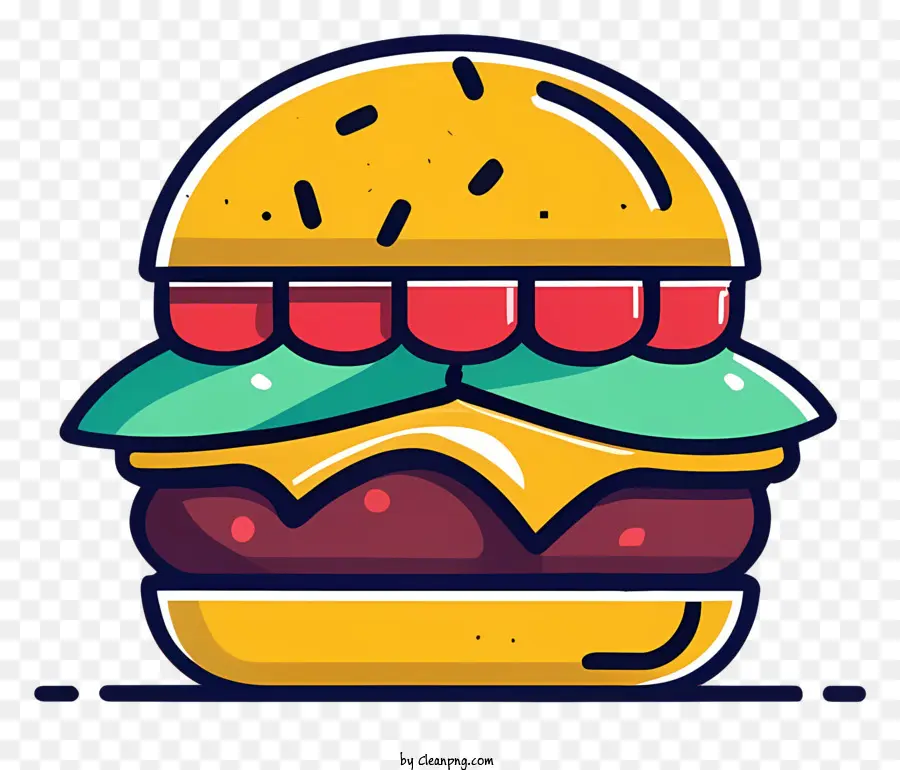 Hamburger，Pão De Sementes De Gergelim PNG