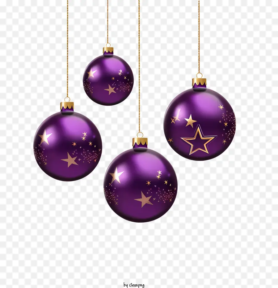 Bola De Natal，Roxo PNG