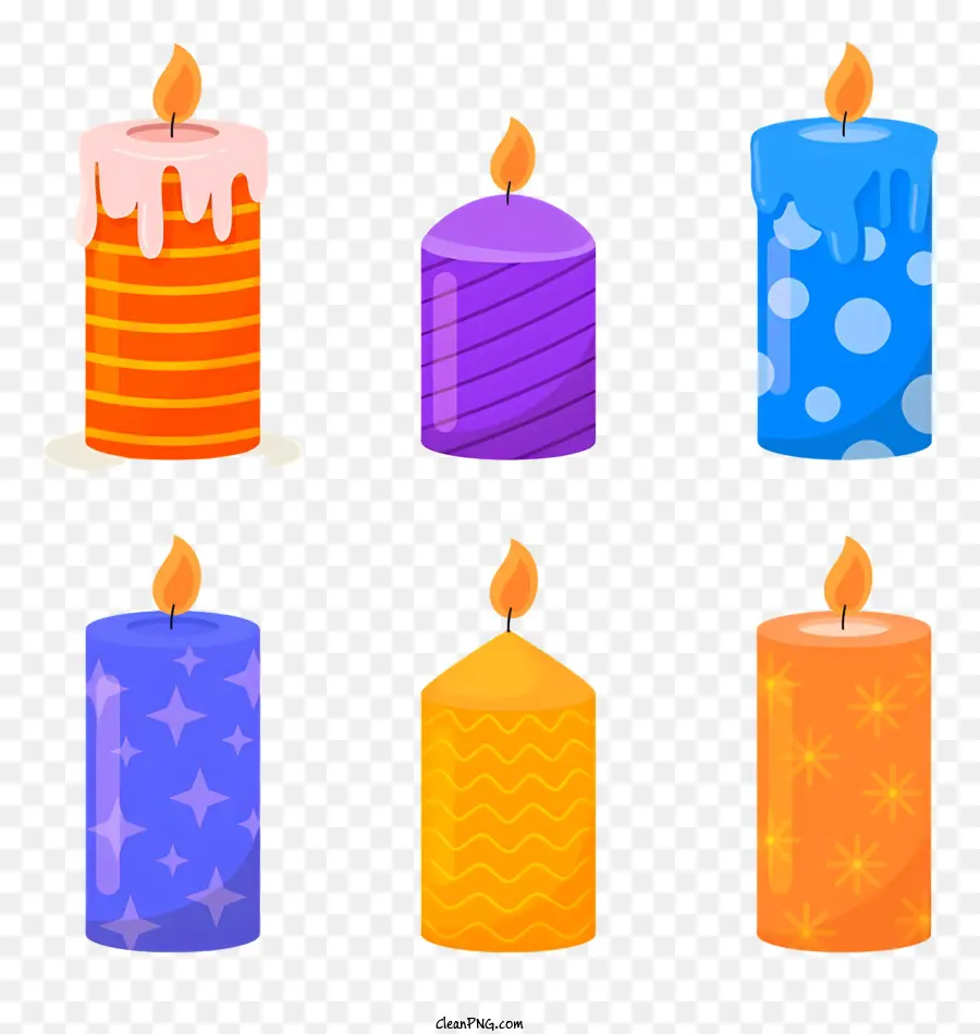 Velas，Cores PNG