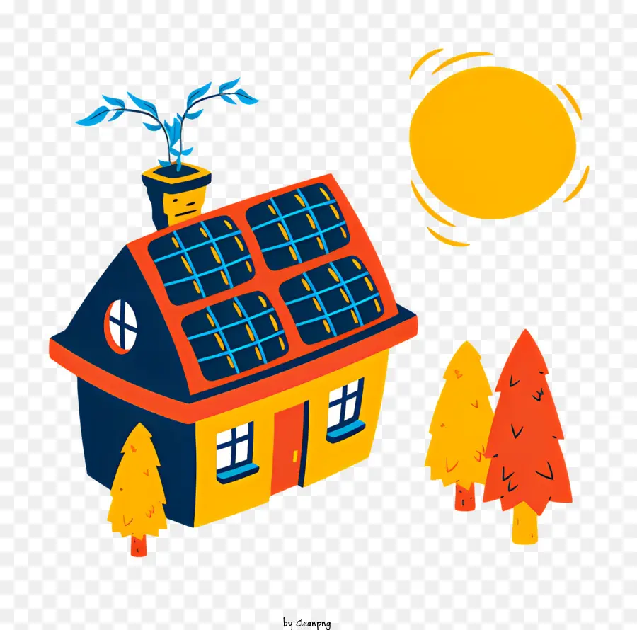 Painéis Solares，Energia Renovável PNG