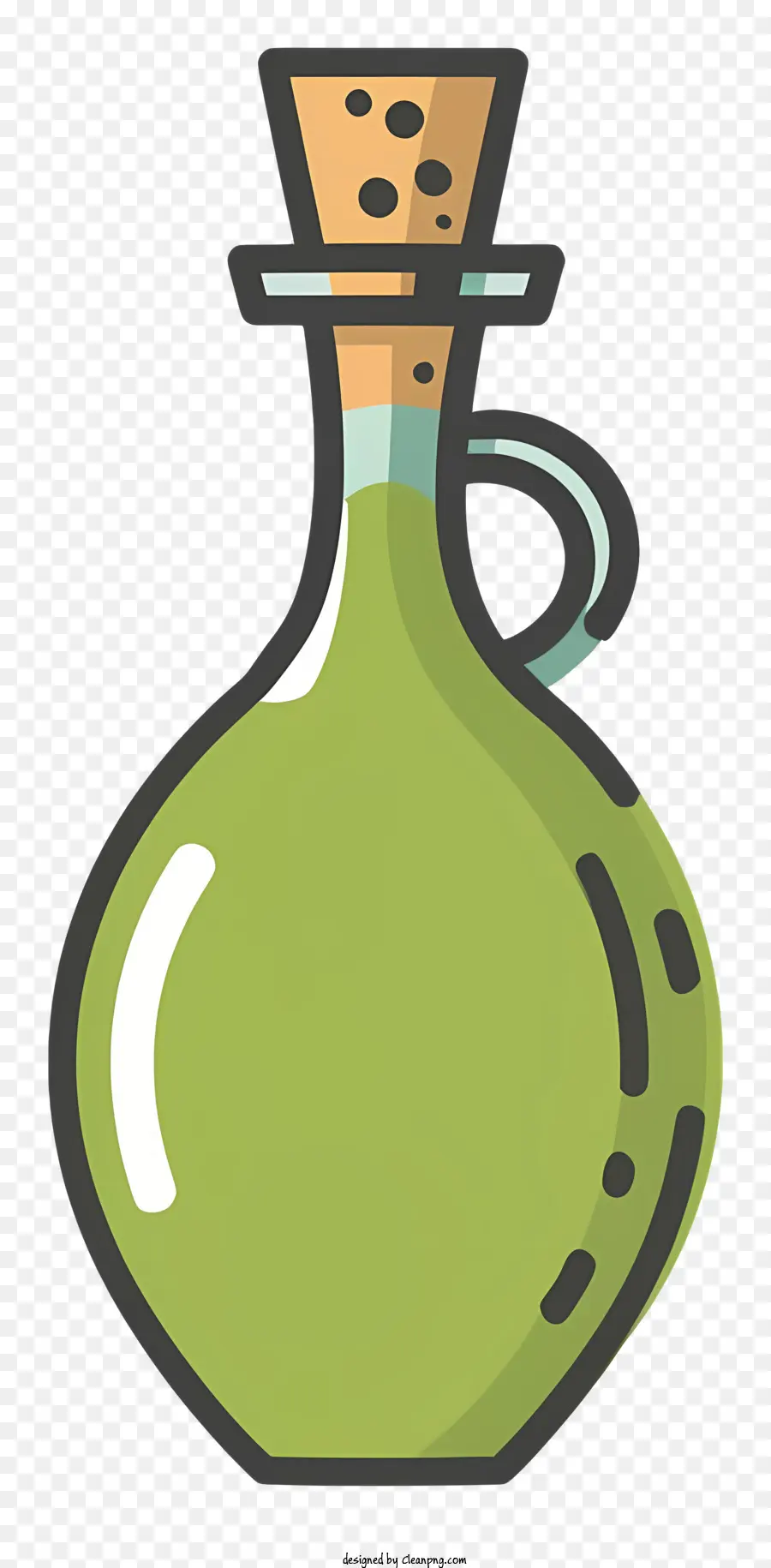 Líquido Verde，Flask PNG