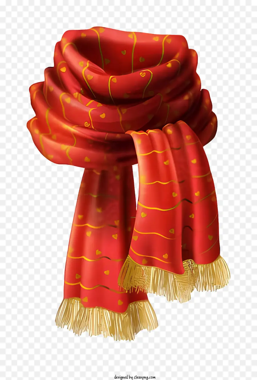 Lenço Vermelho，Lenço Vermelho Com Padrões PNG