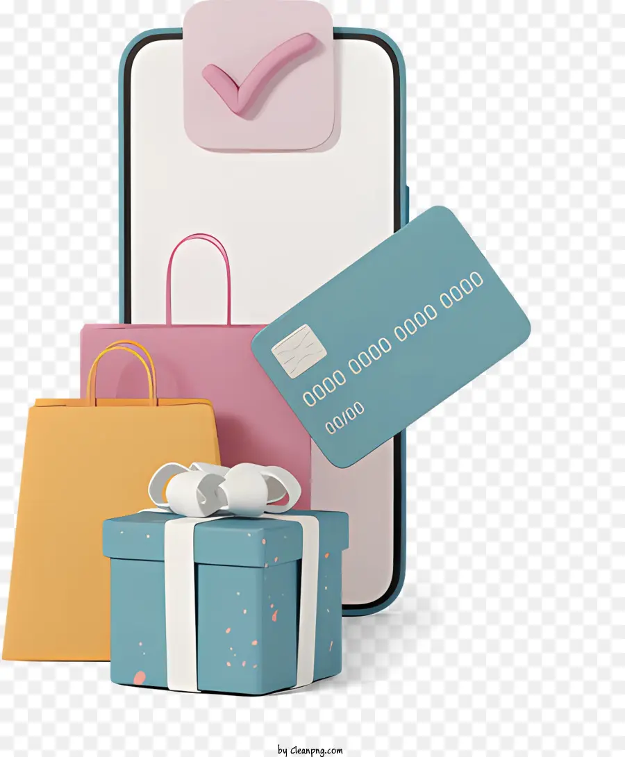Compras On Line，Phone PNG