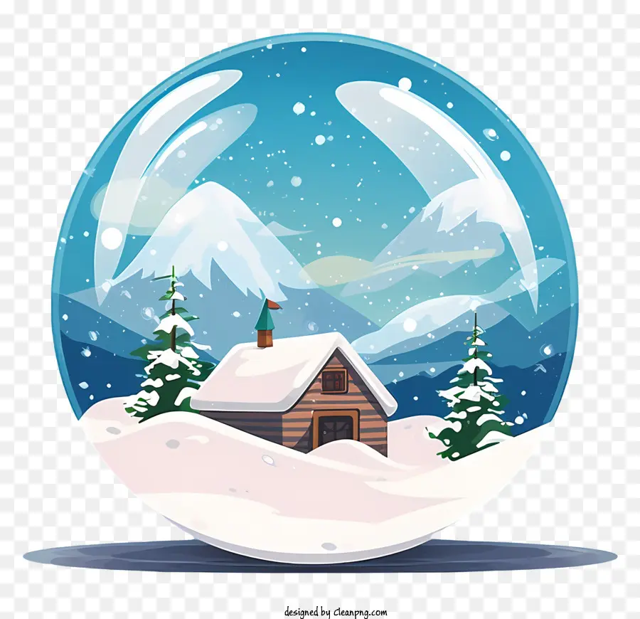 Globo De Neve，Cena De Inverno PNG