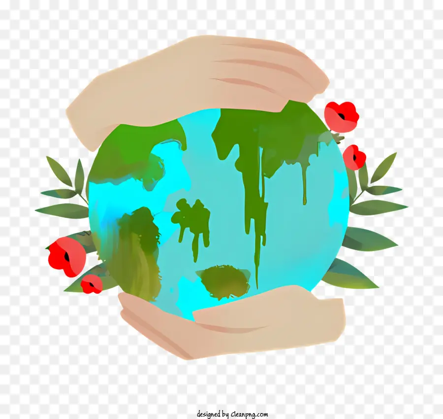 Earth，Mãos PNG