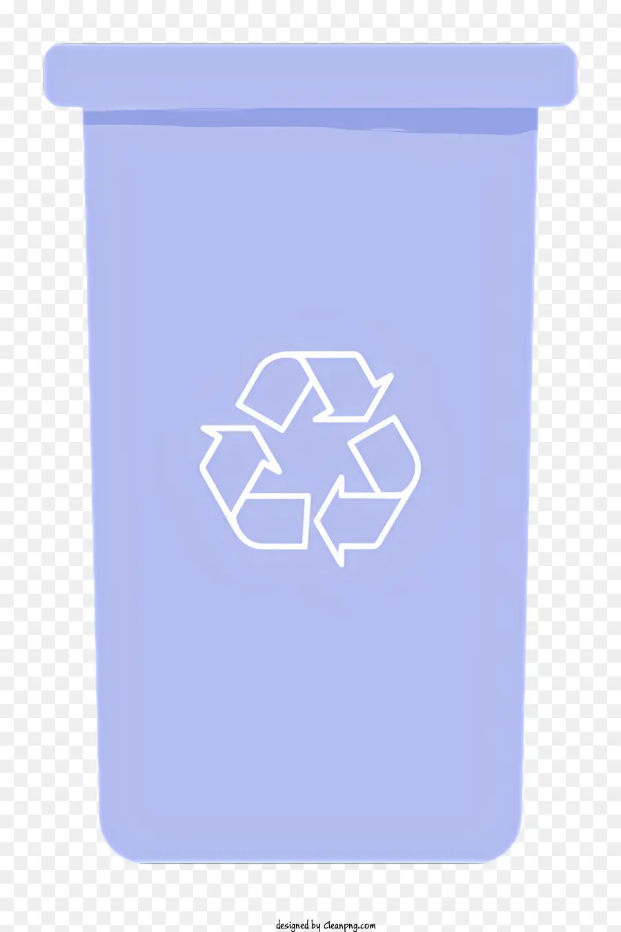 Azul Lata De Lixo，O Símbolo De Reciclagem PNG