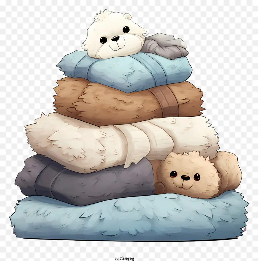 Cobertores Fofos，Um Animal De Pelúcia PNG