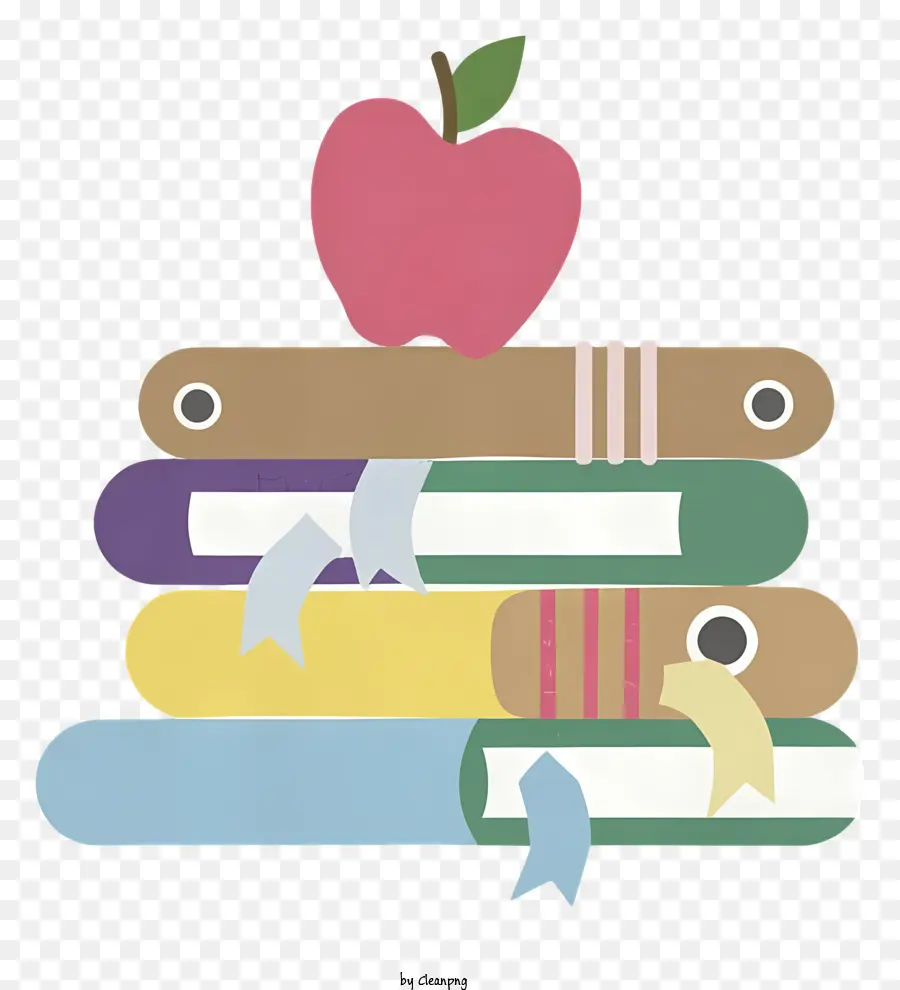 Pilha De Livros，Apple PNG