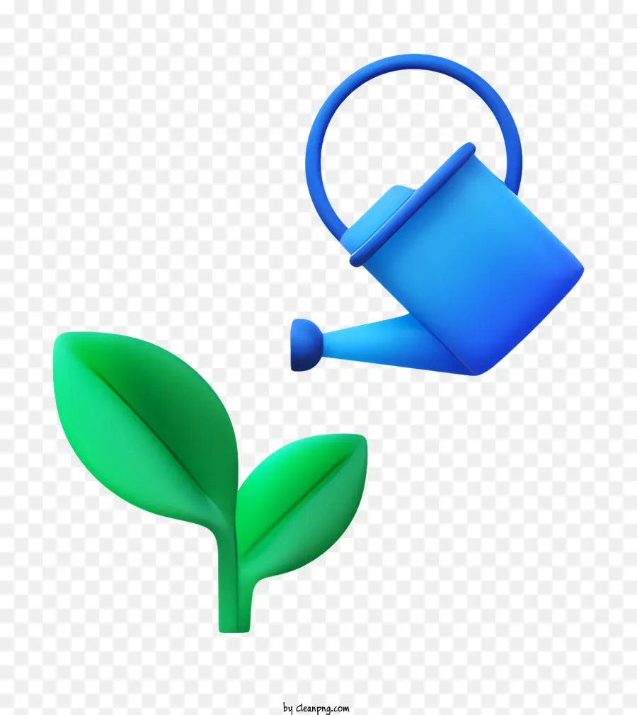 O Crescimento Da Planta，Regador PNG