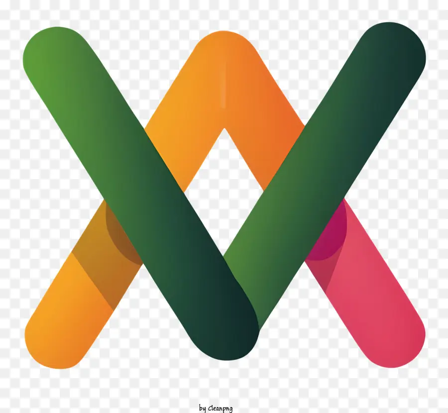 Colorido Logotipo，Design Ondulado PNG