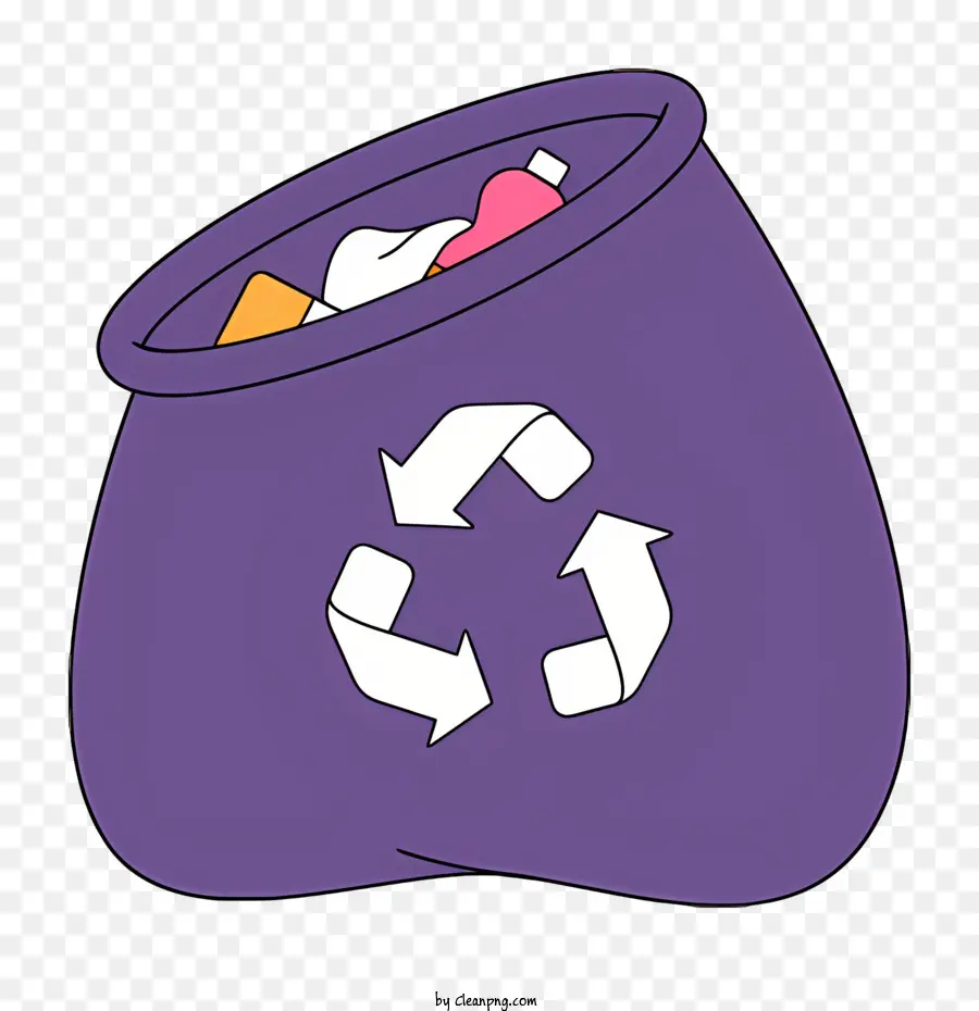 Resíduos De Plástico，Saco De Reciclagem PNG