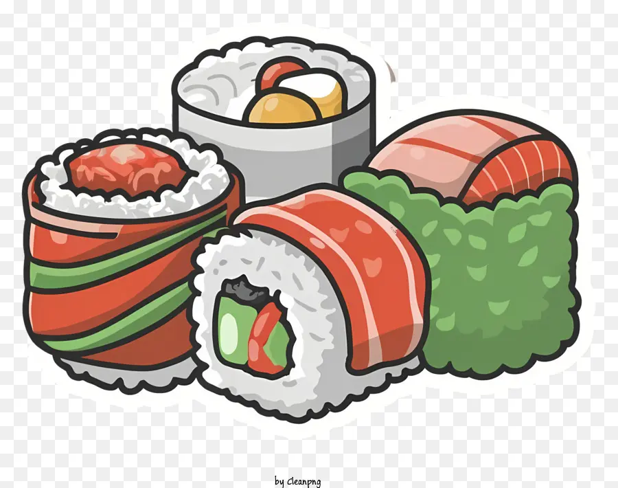 Sushi Japonês，Maki PNG