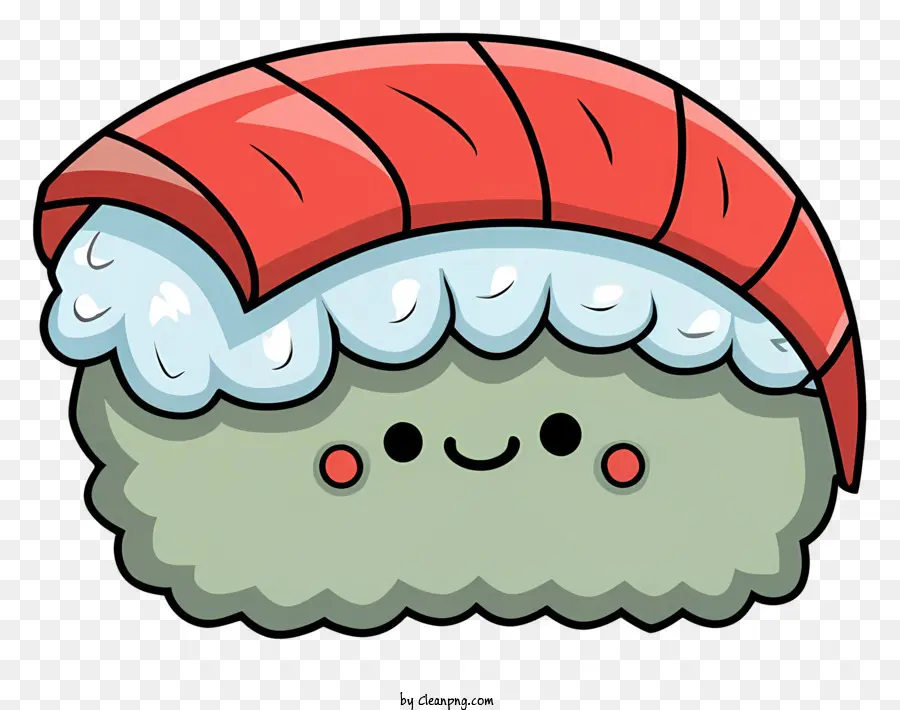 Caráter Fofo De Peixe De Desenho Animado，A Red Hat PNG