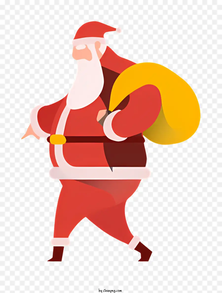 Papai Noel，Saco De Presentes PNG