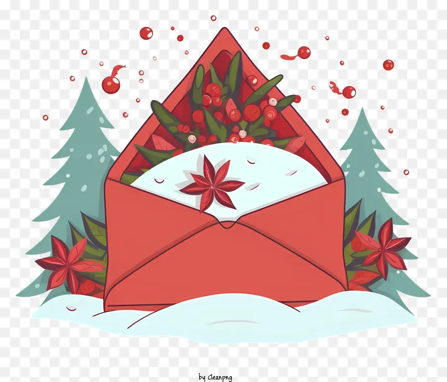 Boas Festas，Envelope PNG