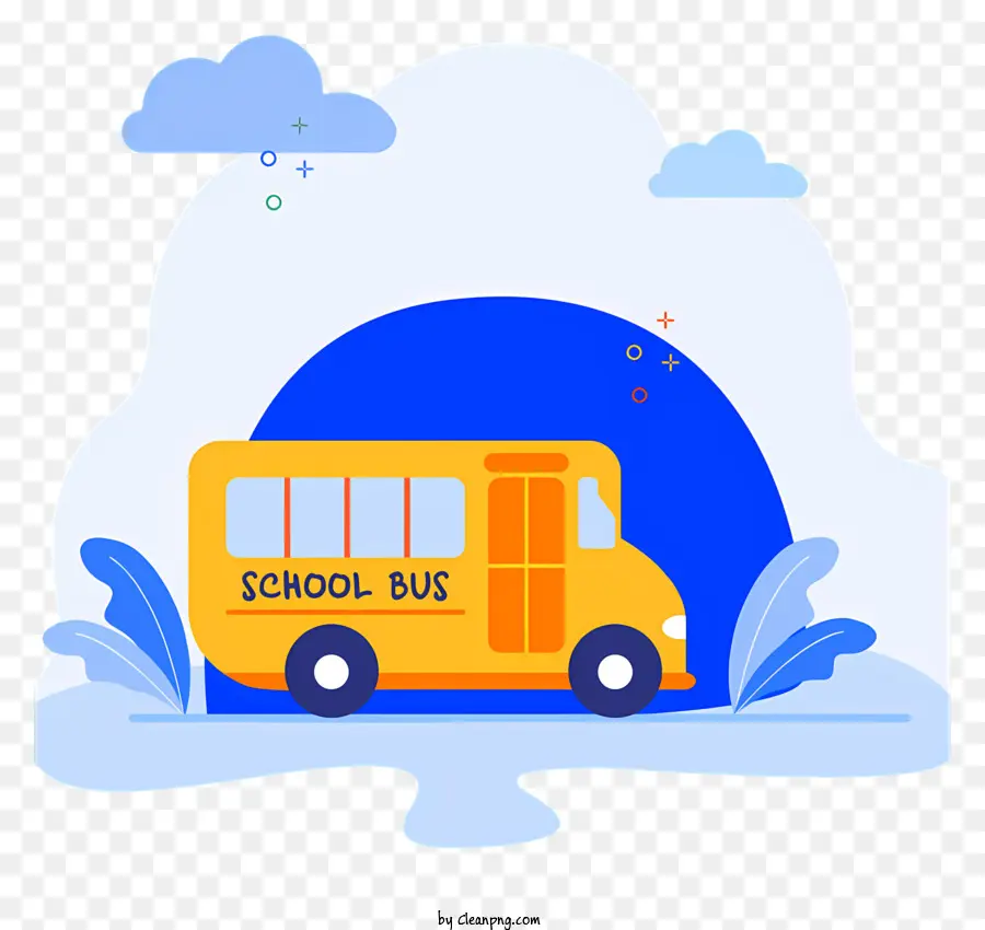 ônibus Escolar，Dia Chuvoso PNG