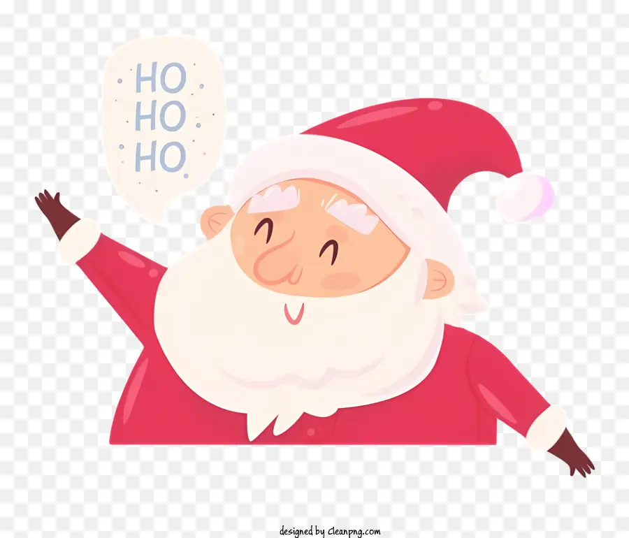 Personagem De Desenho Animado，Chapéu De Papai Noel PNG