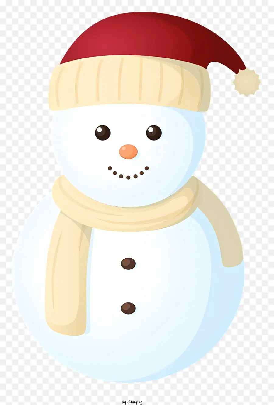 Boneco De Neve，A Red Hat PNG