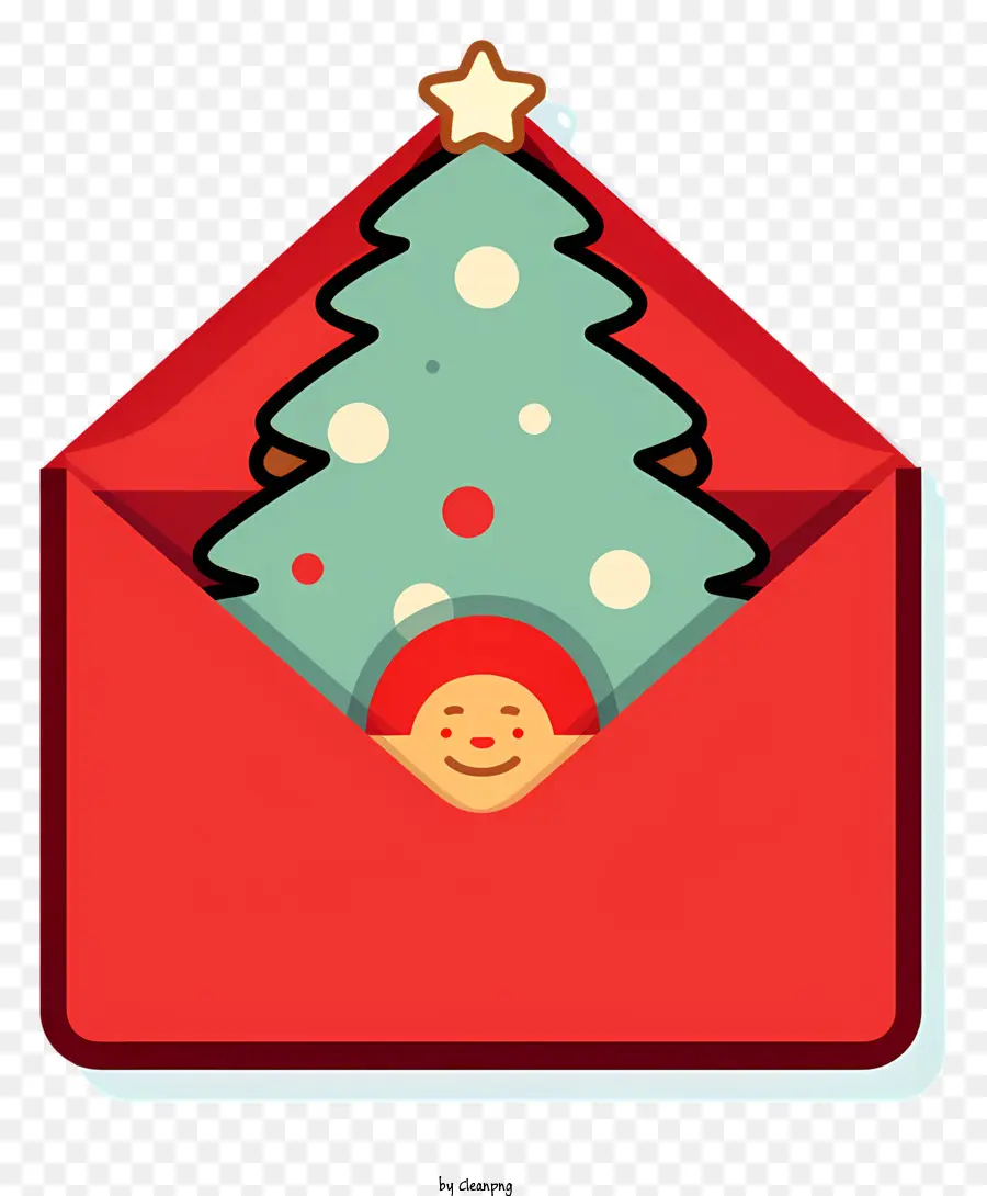 Envelope De Férias，Tema De Natal PNG