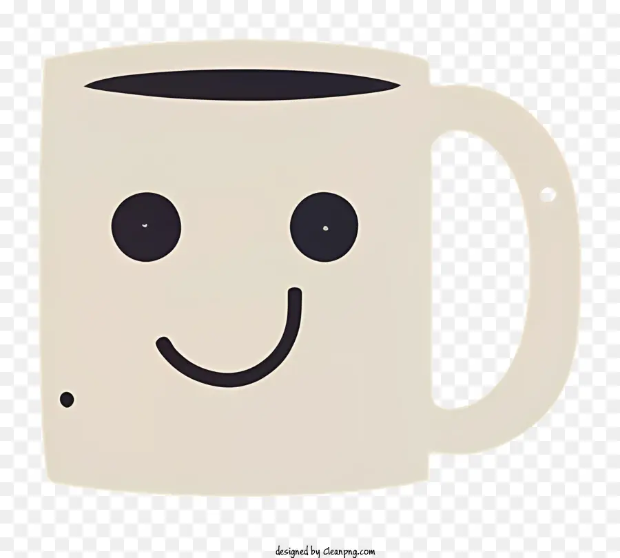 Caneca De Café，Caneca Sorridente PNG