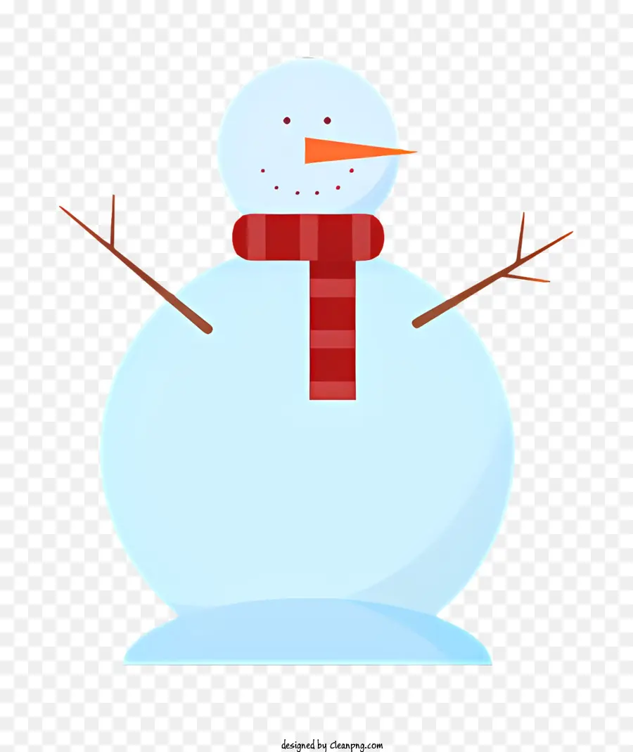 Boneco De Neve，Lenço Vermelho PNG