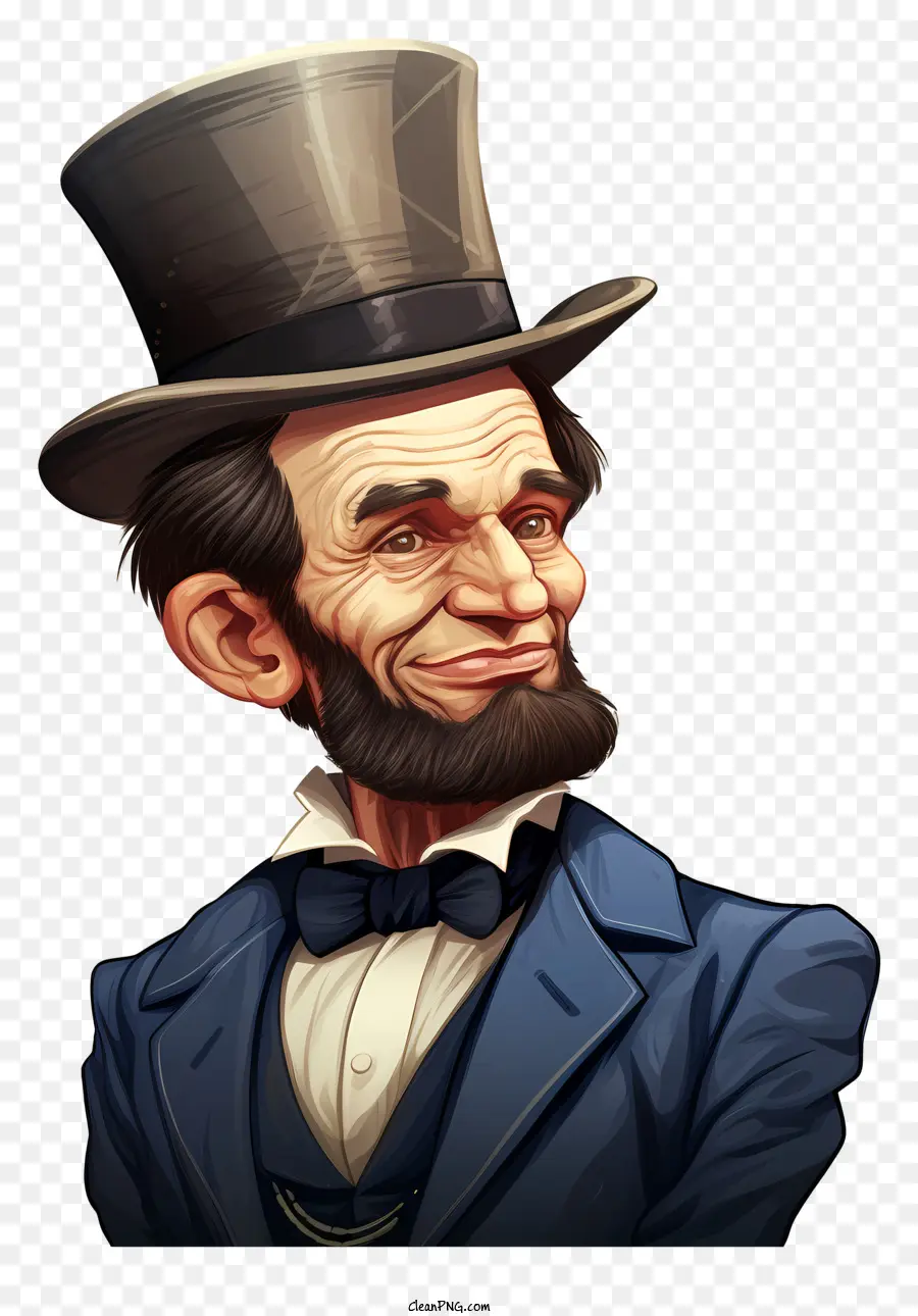 Abraham Lincoln，Desenho Animado Imagem PNG