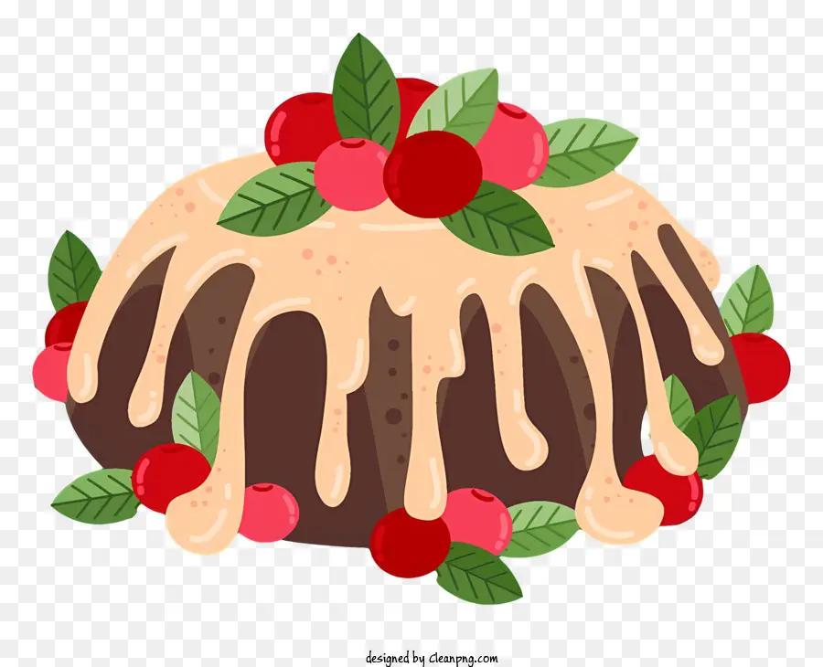 Bolo De Chocolate，Glacê De Chocolate PNG