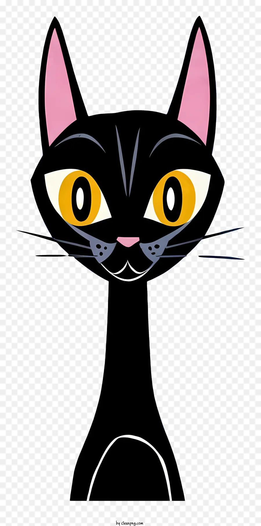 Gato Preto，Desenho Animado PNG