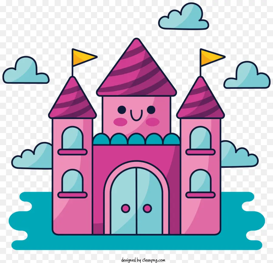 Cartoon Castelo，Ilustração Do Castelo PNG