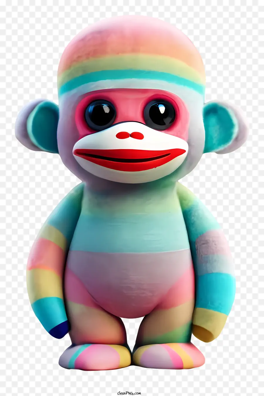 Macaco Bonito，Traje Colorido PNG