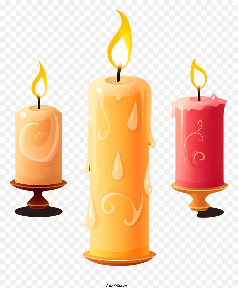 Velas，Chama PNG