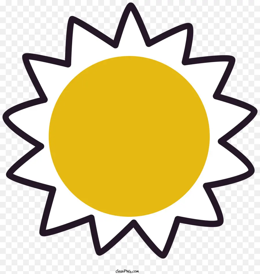 Sol，Amarelo PNG