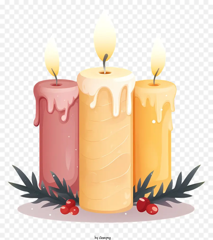 Velas，Gotas De Cera PNG