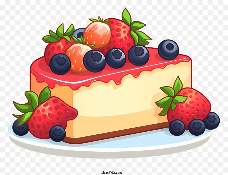 Cheesecake，Amoras Frescas PNG