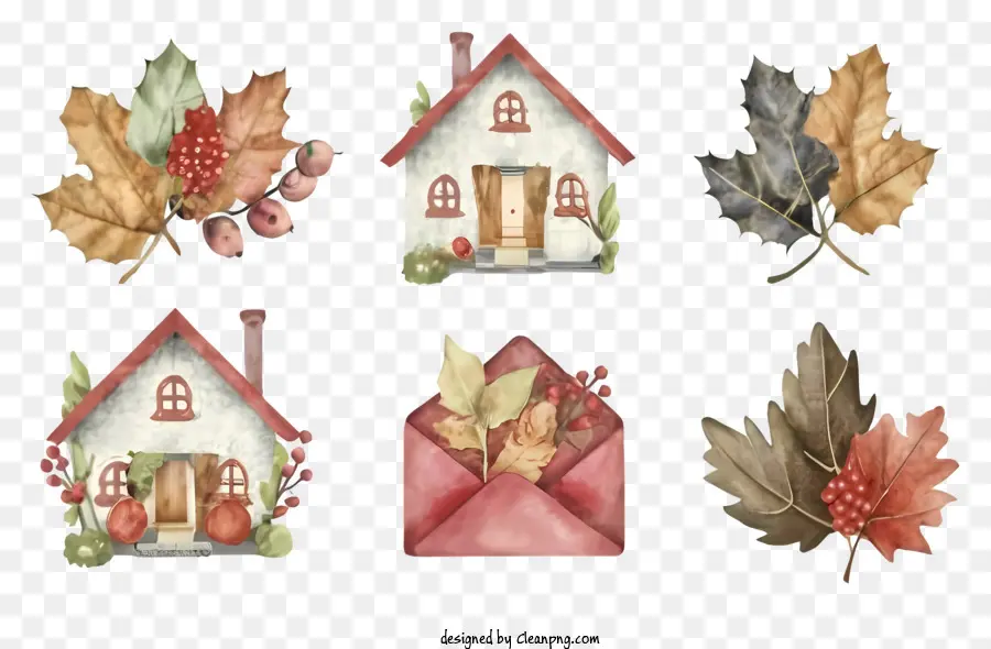 Autumn Leaves，Outono PNG