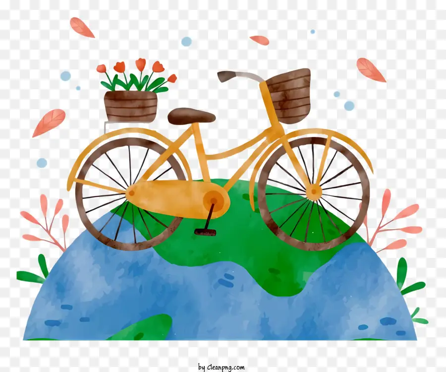 Pintura De Bicicleta，Cores Brilhantes PNG