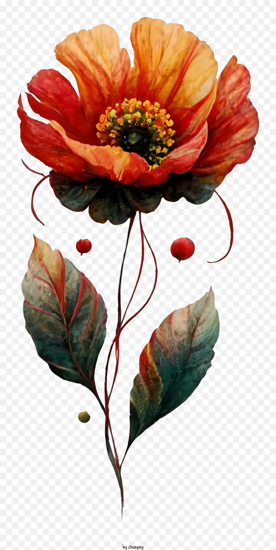 Flor，Flor Vermelha PNG