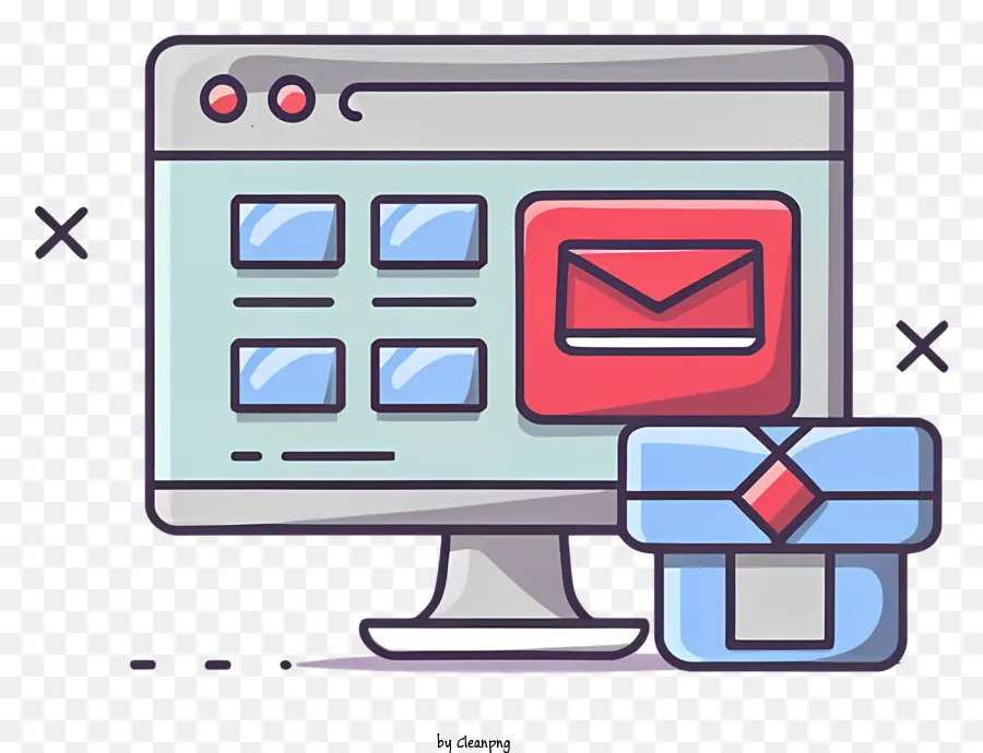 E Mail Icon，Ecrã De Computador PNG