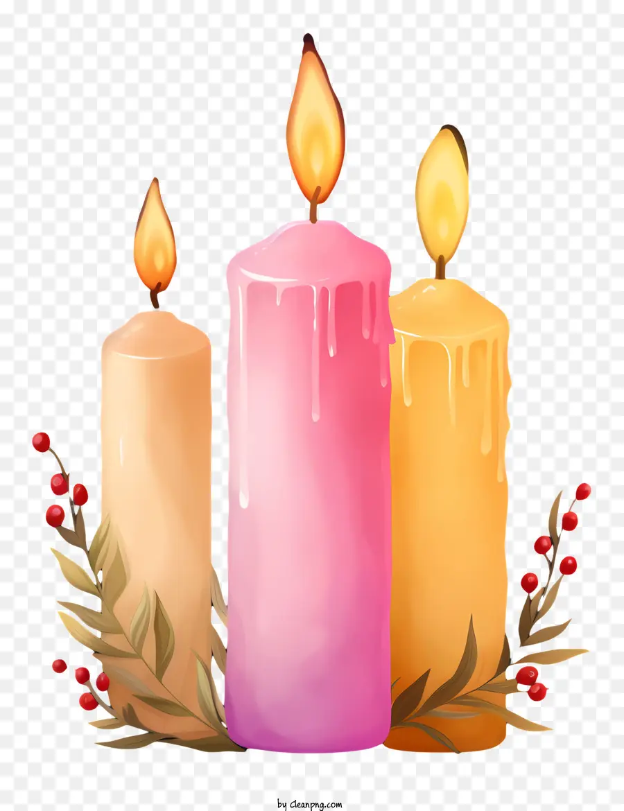 Velas，Chama PNG