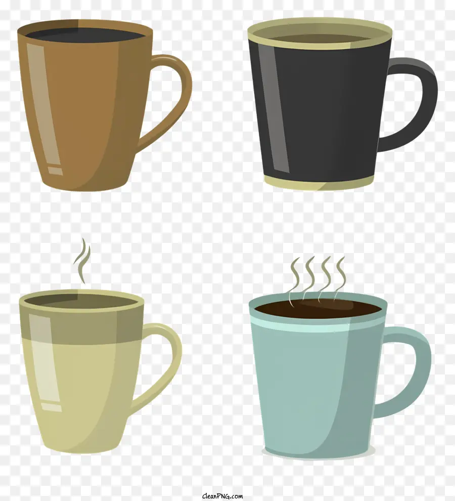 O Cups，Diferentes Tipos De Xícaras PNG